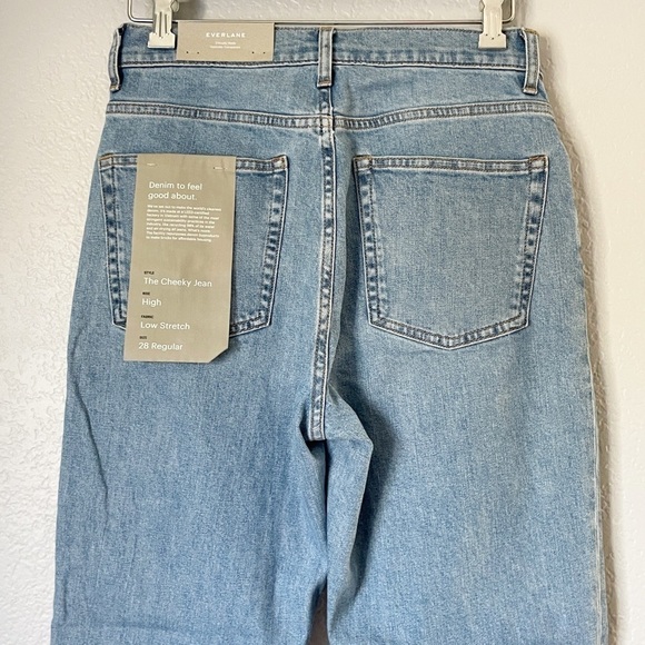 NWT EVERLANE Original Cheeky Jeans Sky Blue 28 - Picture 5 of 12